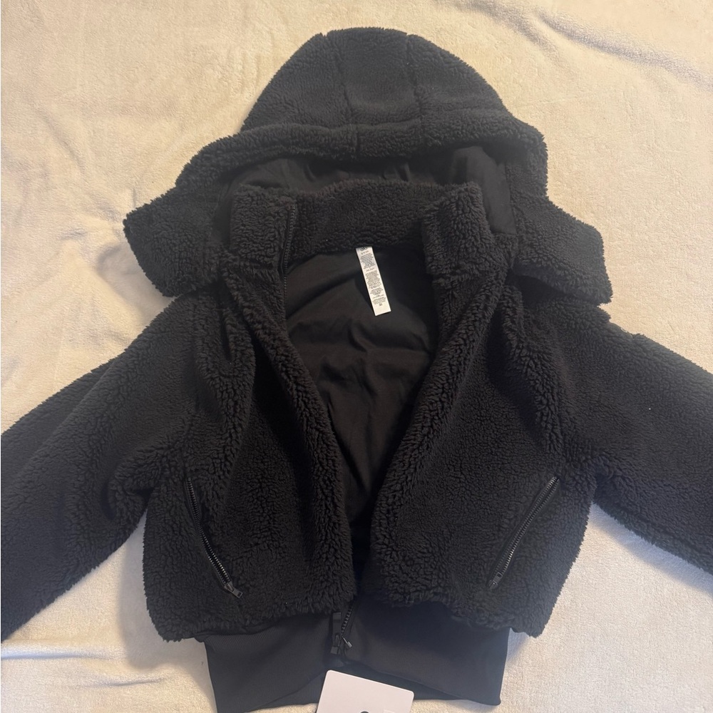 ALO Black Sherpa Jacket
